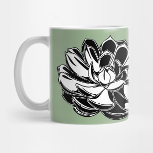 Simple Monochrome Succ Mug